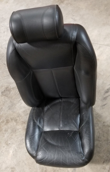 2000 2001 2002 2003 JAGUAR XJ8 XJR Front Seat Set Black Leather