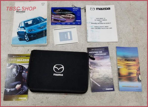 2006 Mazda 3 Owners Manual Collection with Case