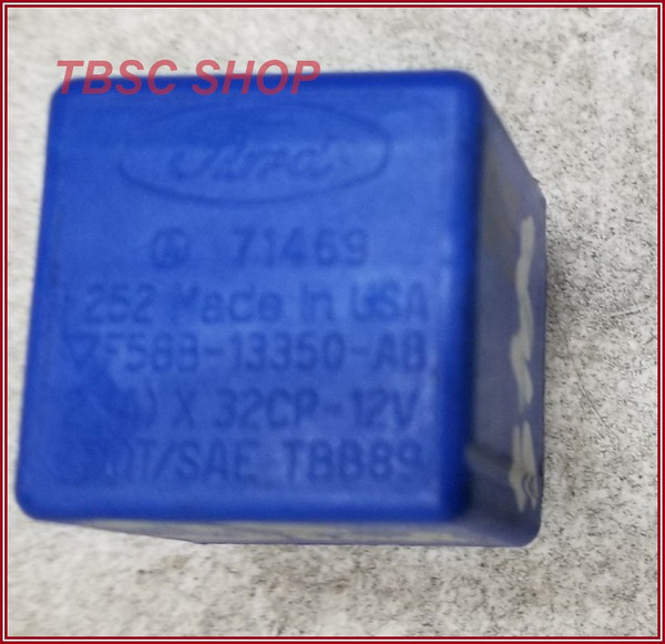 Ford Windstar flasher RELAY F58B-13350-AB Ford Original Blue