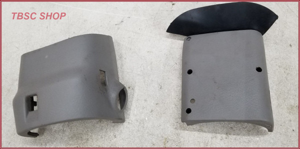 1999 00 01 2002 Ford MUSTANG Steering Column Cover Gray Manual Trans