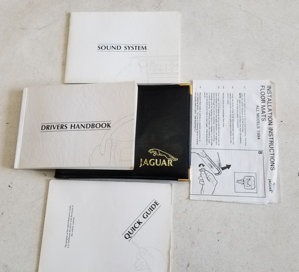 1993 Jaguar XJ6 Sedan Owner Manual Handbook User Guide with Case