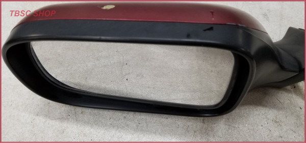 1995 1996 1997 Jaguar XJ6 XJ12 Side View Door Mirror Left Driver Red