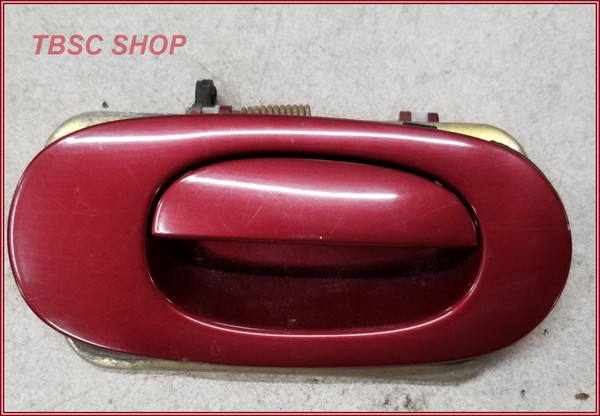 1995 1996 1997 XJR XJ6 XJ12 Rear Right RH Exterior Door Handle Red