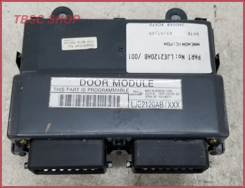 2000 to 2006 Jaguar XK8 XKR X100 DOOR MODULE LJE2120AB RH or LH