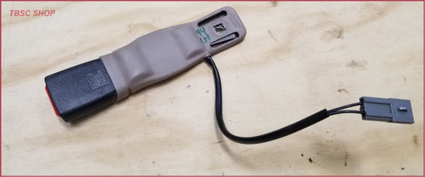 Base Lap Belt Tan Clip with Black Top LH 1994 1995 1996 Thunderbird Cougar