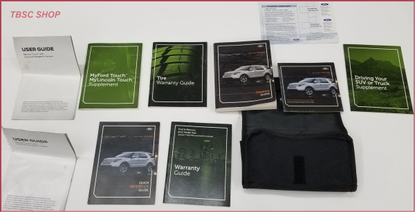 2011 FORD EXPLORER OWNERS MANUAL WITH CASE UNOPENED CD MyTouch