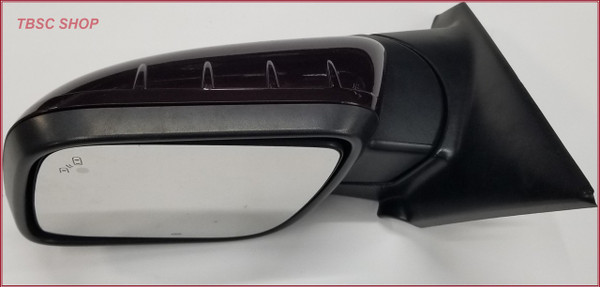 2011 to 2015 EXPLORER LH Driver Side View Mirror Power Folding Purple