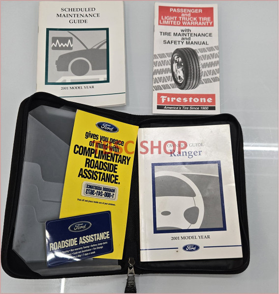2001 Ford Ranger owners manual Collection with case Ford OEM