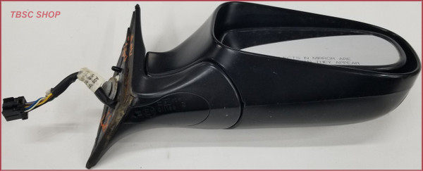 1995 1996 1997 Jaguar XJ6 XJ12 Side View Door Mirror Right RH Black