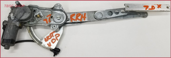 1995 1996 1997 XJR XJ6 Right RH Rear Window Regulator with Motor
