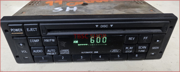 1995 1996 1997 FORD CONTOUR Stereo Radio AM FM CD 95BP18C815AC 95BP-18C815-AC