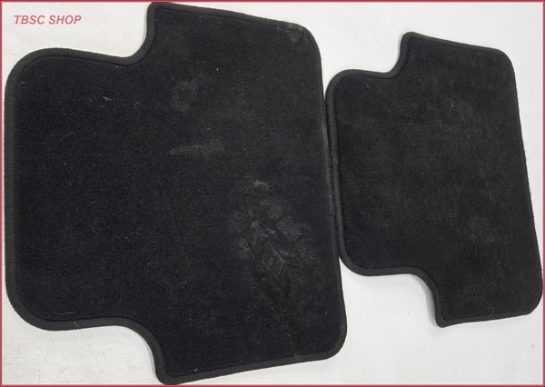 2004 to 2009 Jaguar XJ8 Vanden Plas Rear Carpet Floor Mat Set Black