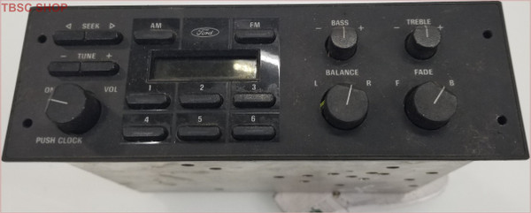 1989 to 1993 Ford Bronco F150 F250 F350 Radio Only Non-Premium Sound