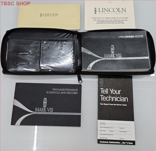 1994 Lincoln Mark VIII Owners Manual Collection