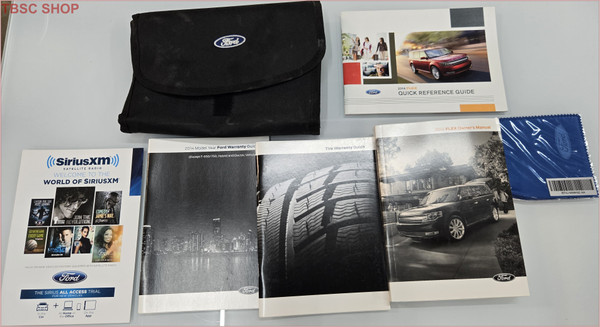 2014 Ford Flex Owner's Manual User Guide With Case