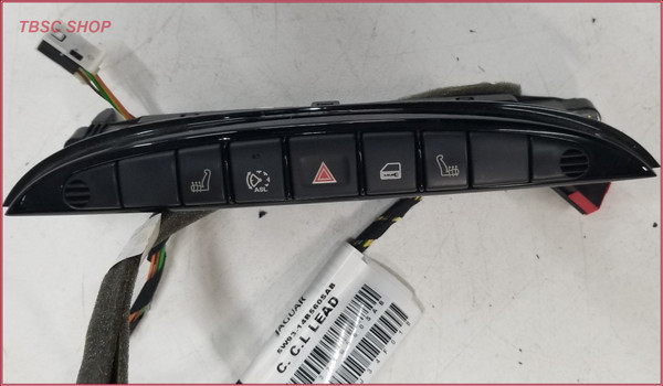 2005 to 2008 Jaguar XJ8 Hazard Button Seat Control Panel 5W9314B560SAB Module