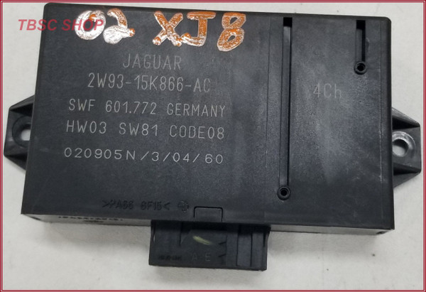 2004 - 2007 JAGUAR XJ8 VDP PARKING ASSIST CONTROL MODULE REAR