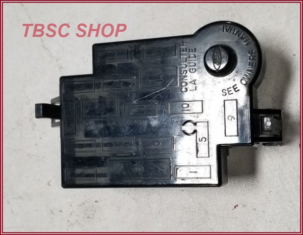 1990 - 1997 Ford Crown Vic Grand Marquis Dash Fuse Box Cover