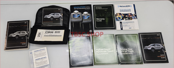 2011 Ford Explorer Owners Manual Handbook with Case