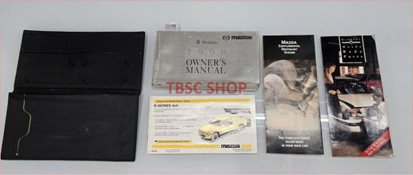 1999 Mazda B Series Owners Manual Collection with Case