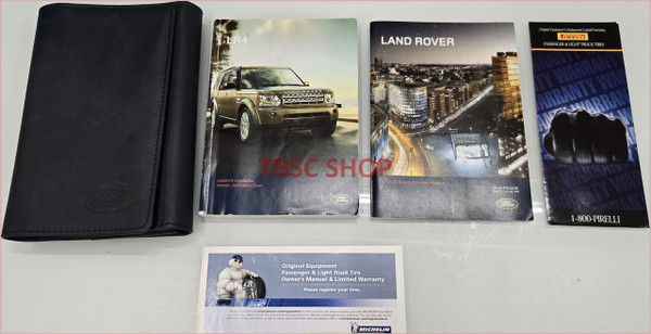 2011 Land Rover LR4 Owners Manual Operator Owners with Case