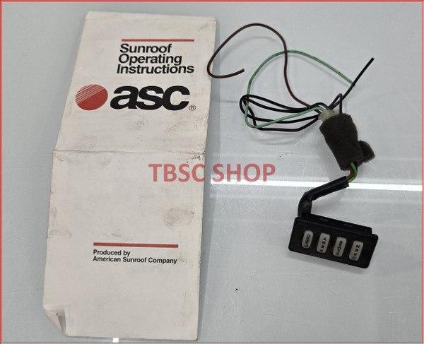 ASC X-49X8-0031 Sunroof Open-Close-Vent 3 Button Switch K49X80031AXXX