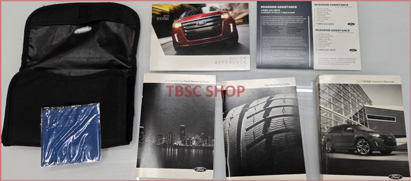 2013 Ford Edge Owners Manual Kit with Case Ford OEM