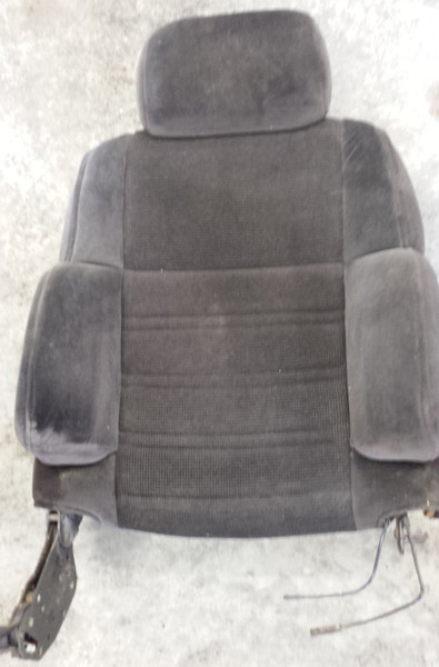 Seat Front - Passenger Side - Black Cloth - Seat Back - Bolsters Removed - 1989 - 1993 Thunderbird and Cougar - WWW.TBSCSHOP.COM