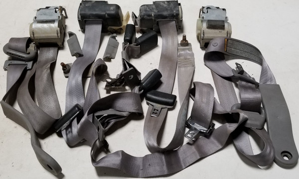 Seat Belt Set Gray 1997 Thunderbird Cougar Grade B