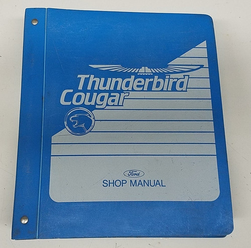 1989 Thunderbird Cougar Car Shop Service Manual FPS-12196-89
