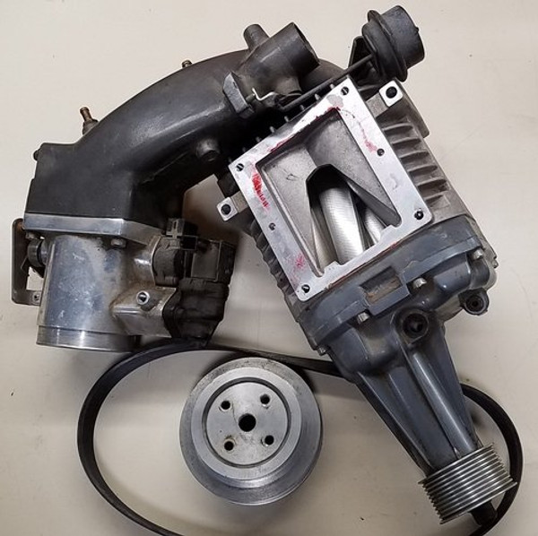 1989 - 1995 MPx of Supercharger with Inlet Plenum and Pulley - WWW.TBSCSHOP.COM