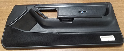 Door Panel Black Passenger 35th Anniversary Leather Insert 1989 1990 Thunderbird