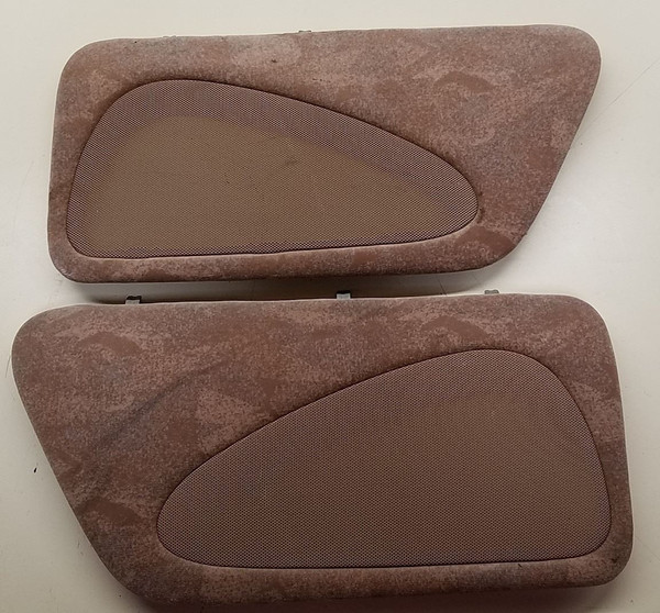 Rear Speaker Cover Set Tan / Saddle 1996 1997 Thunderbird Cougar