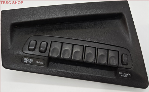 1993 1994 1995 1996 Lincoln Mark VIII Vehicle Maintenance Monitor Switch Bezel Black 1993 1994 1995 1996 Lincoln Mark VIII Vehicle Maintenance Monitor Switch Bezel Black