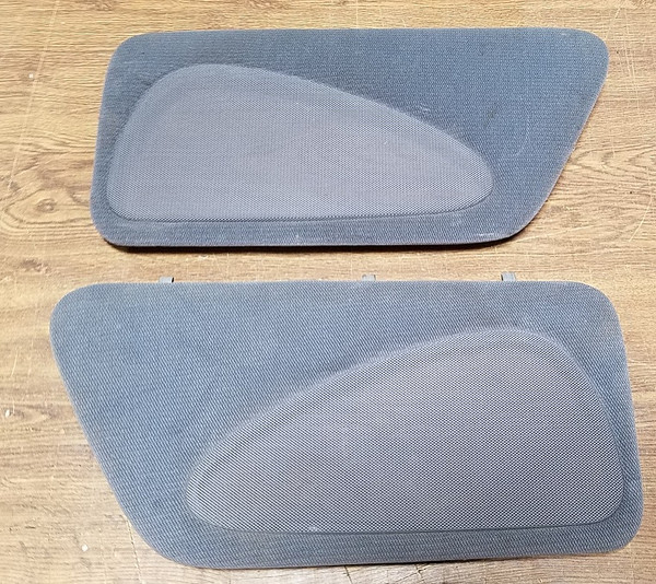 1996 1997 Thunderbird Cougar Rear Speaker Cover Set Gray