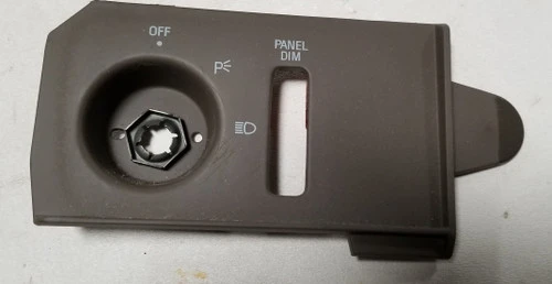 1994-1996 Thunderbird Cougar Headlight Switch Plate without Auto Lamp Tan