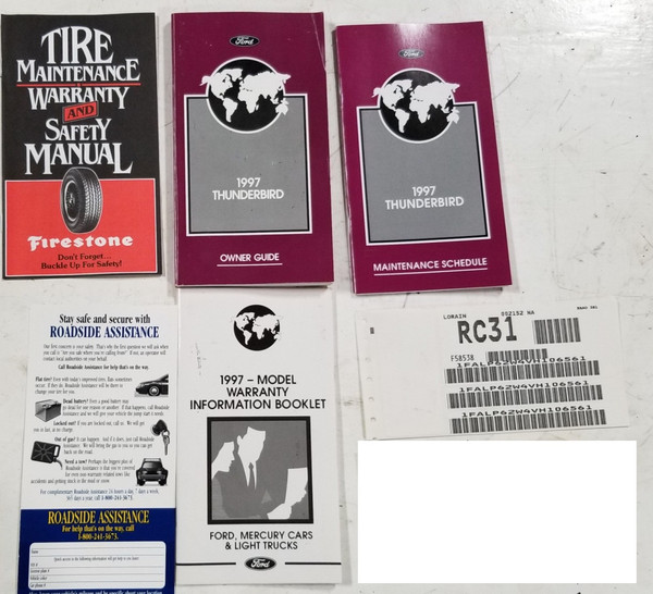 1997 Thunderbird Owners Manual Set