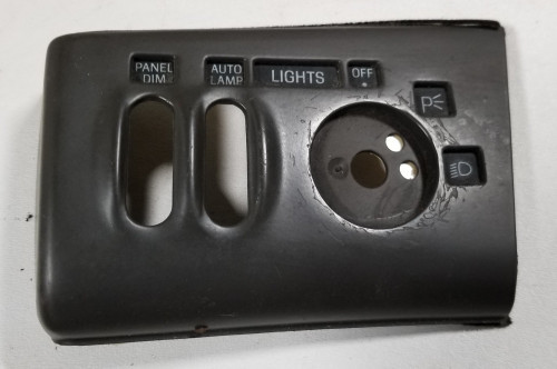 1993 1994 1995 1996 Lincoln Mark VIII Headlight Switch Panel Dark Tan Grade C
