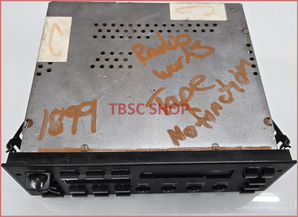 JBL Premium Radio AM FM Tape Player 1989 90 91 92 1993 Thunderbird Cougar F2SF19B165DB