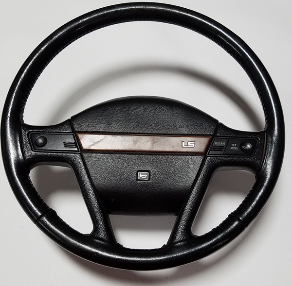1989 1990 1991 Mercury Cougar Steering Wheel LS Black