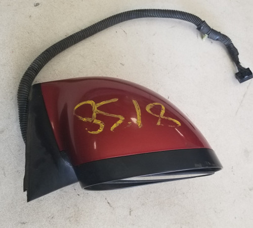 1997 1998 Lincoln Mark VIII Door Side View Mirror Assembly RH Toreador Red Metallic