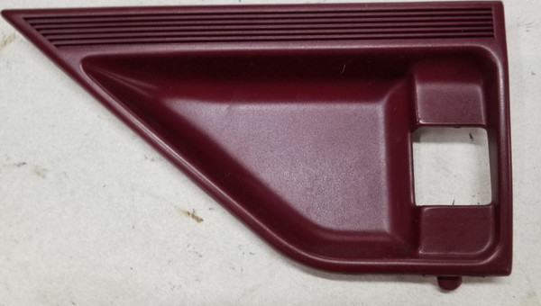 1989-1993 Thunderbird Cougar Door Handle Cup Insert Passenger Red Good Tabs