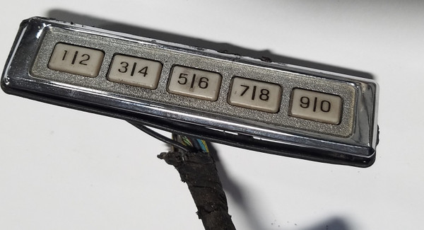 1984-1992 LINCOLN MARK VII KEYLESS ENTRY PAD w/ HARNESS