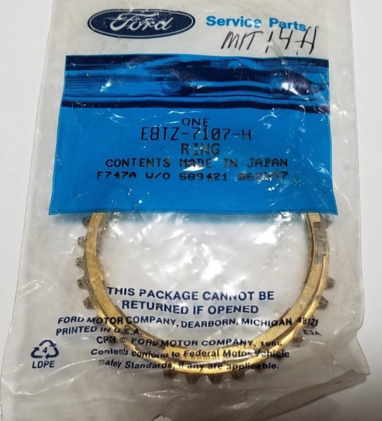 Ford E8TZ-7107-H Transmissions Reverse Synchronizer Blocking Ring M5R1