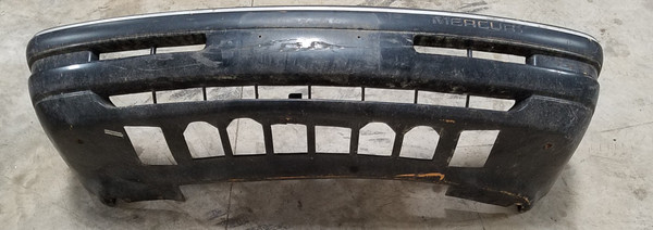 1989 1990 Mercury Cougar LS Front Bumper Cover Black