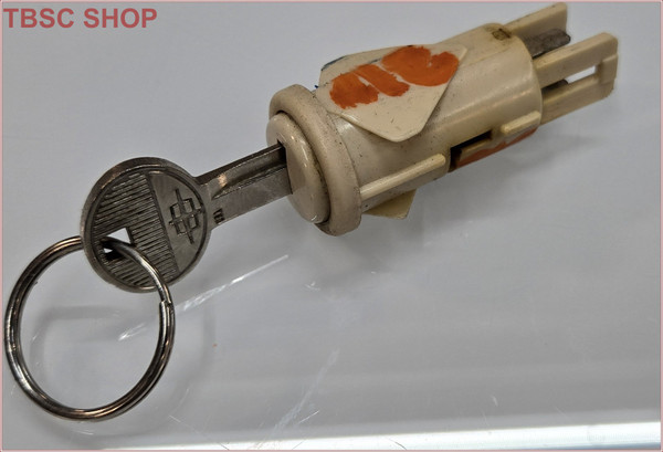 1993-1998 Lincoln Mark VIII Trunk Release Button with Key Ivory