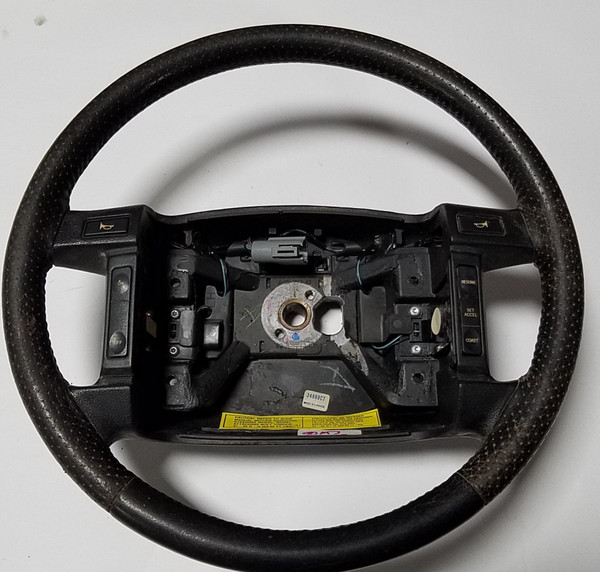 1990 1991 1992 LINCOLN MARK VII Steering Wheel with Switches Grade C