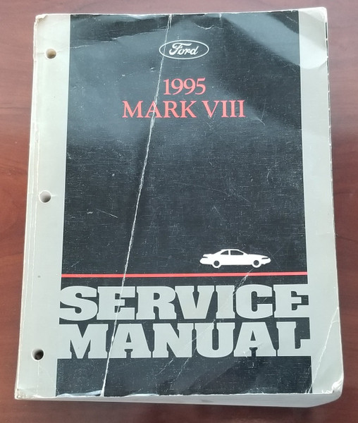 1995 Lincoln Mark VIII Service Shop Manual FPS-12192-95