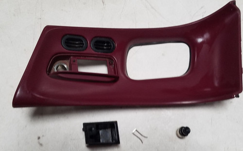 1994 1995 1996 Thunderbird Cougar Center Console Panel Red Grade A