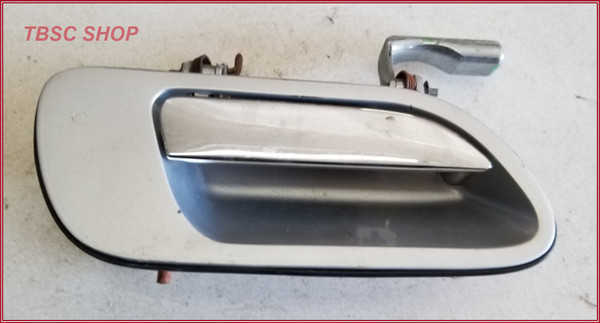 1993-2002 Lincoln Continental Exterior Door Handle Silver RH Rear